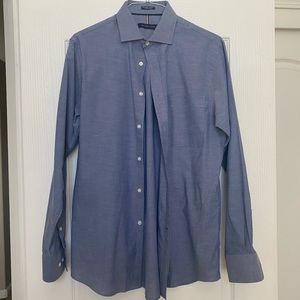 2 Tommy Hilfiger dress shirts.